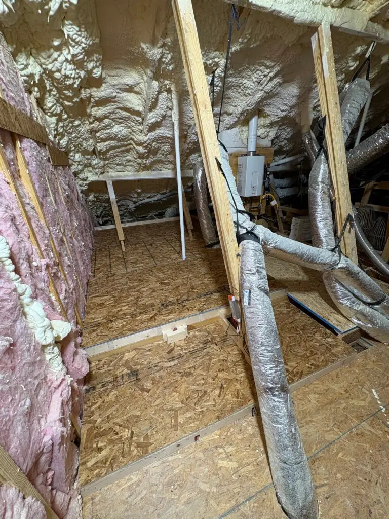 Attic Storage Installation in Porter