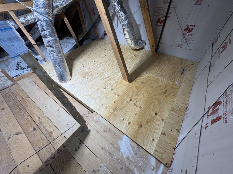 Attic Storage Installation in Atascocita