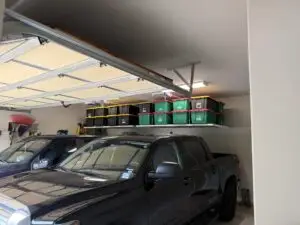 Garage Ceiling Storage Installation in Kingwood — garage storage installation