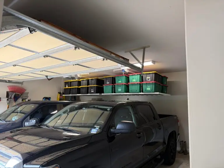 Garage Ceiling Storage Installation in Kingwood — garage storage installation